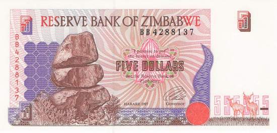5 Dollar 1997